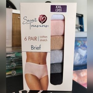 Plus Size Brief Panties